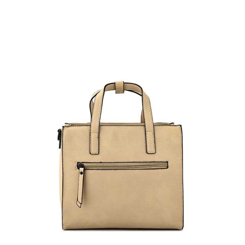 Cartera bandolera mediana maily blanco crudo-2