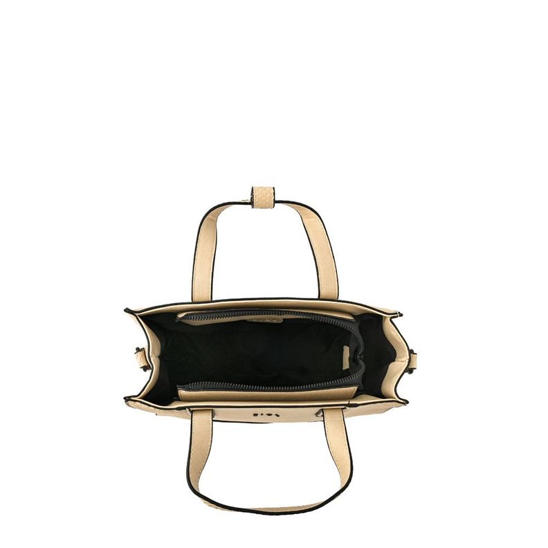 Cartera bandolera mediana maily blanco crudo-3