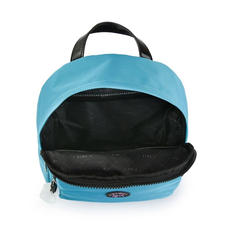 Mochila mediana petrizia turquesa-3