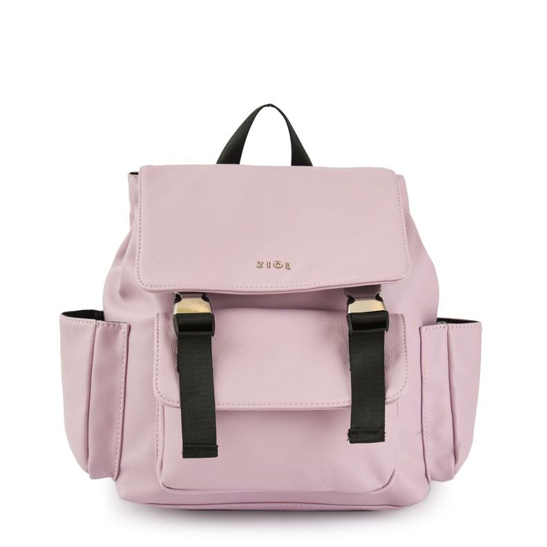 Mochila con tapa mediana samara lila-0
