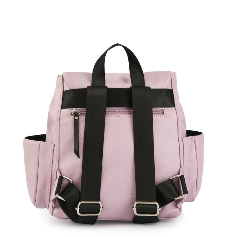 Mochila con tapa mediana samara lila-2