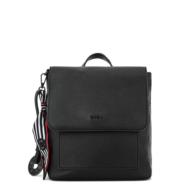 Mochila con tapa raina pequena negro