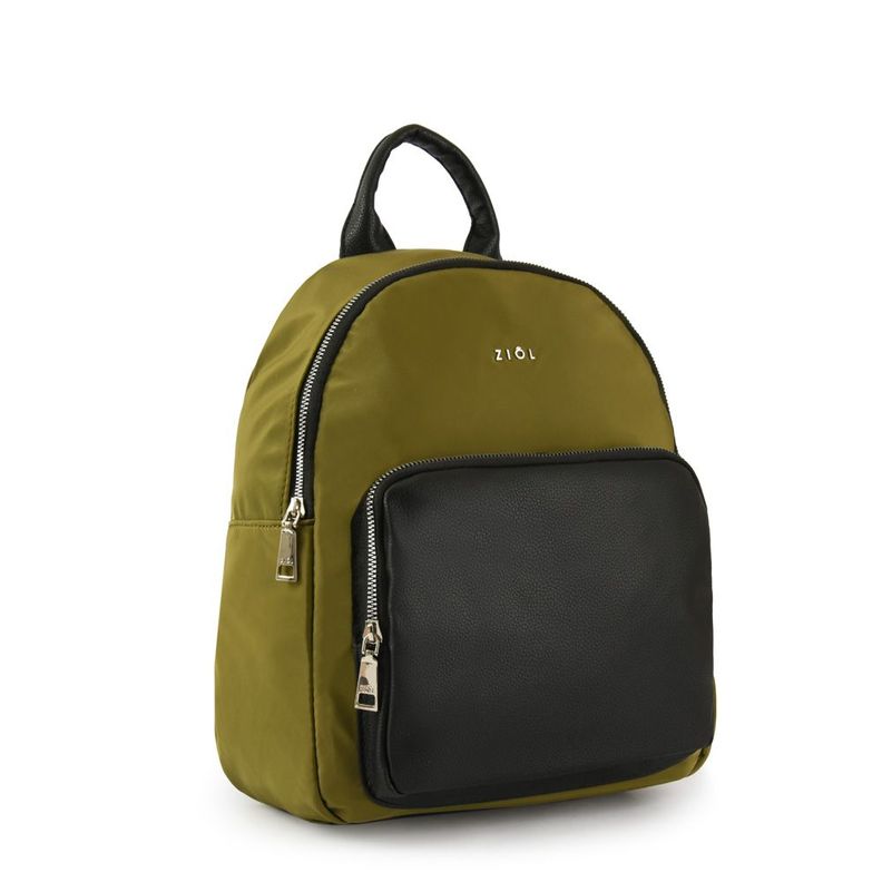 Mochila mediana lilen verde oliva-1