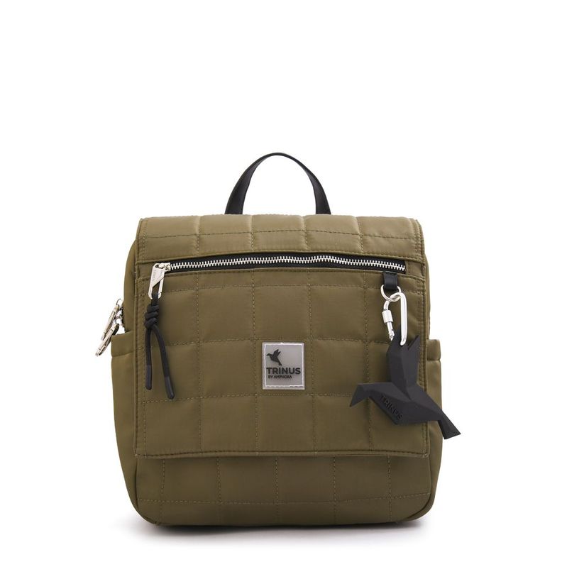 Mochila mochila belina mediana verde oliva