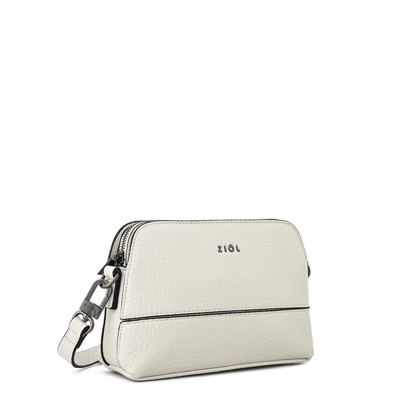 Cartera bandolera pequeña yara blanco crudo-1