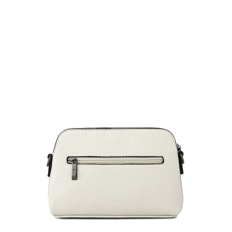 Cartera bandolera pequeña yara blanco crudo-2