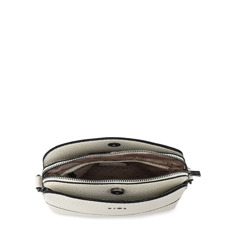 Cartera bandolera pequeña yara blanco crudo-3