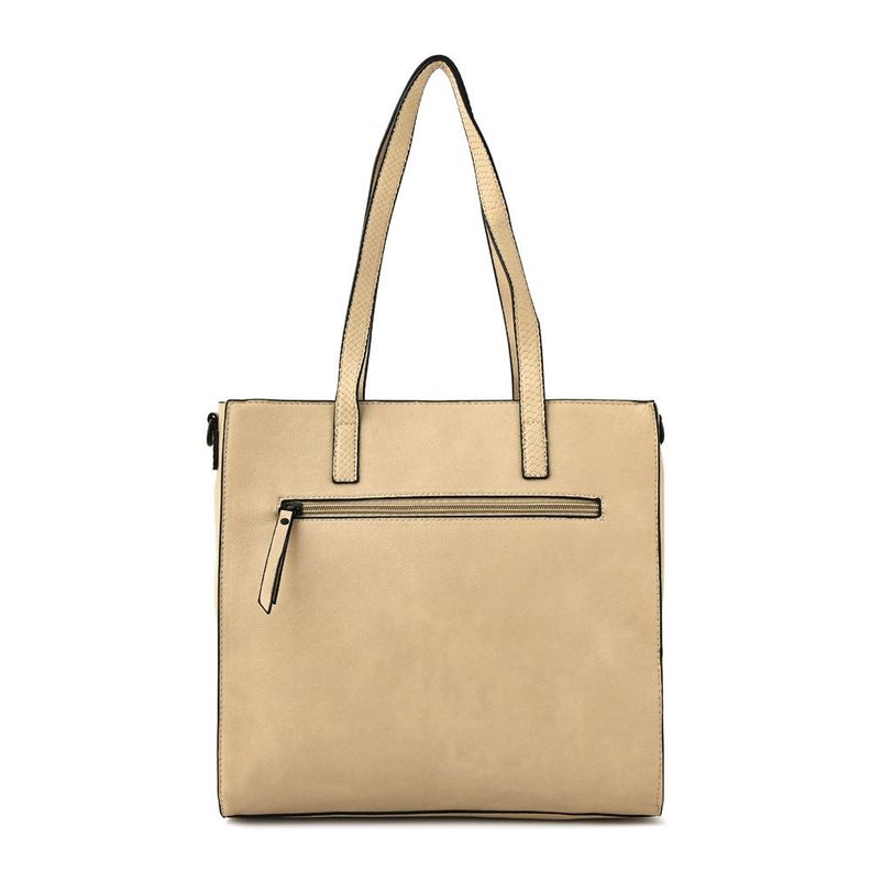 Cartera dos asas mediana maily blanco crudo-2