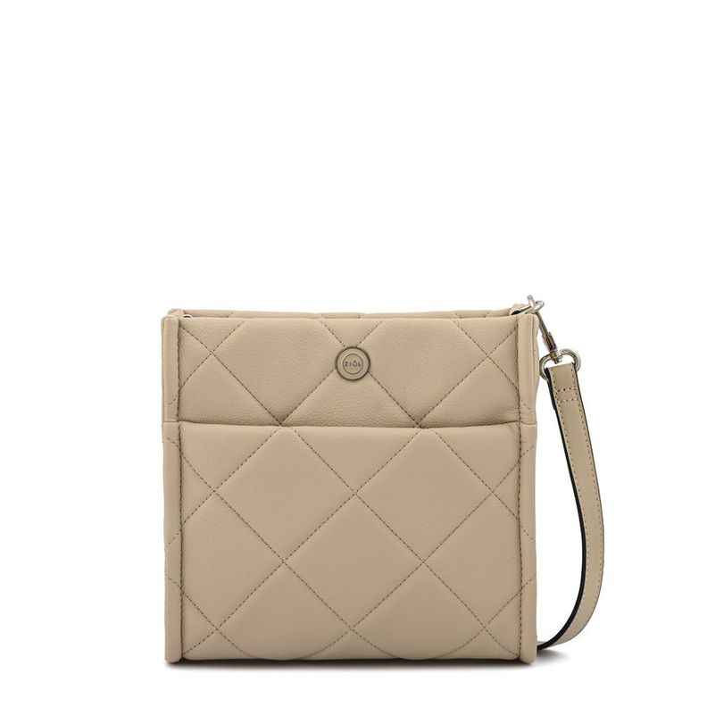 Cartera bandolera fiora mediana beige