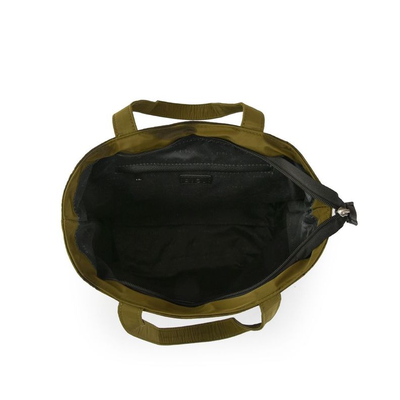 Cartera dos asas shopping grande lilen verde oliva-3