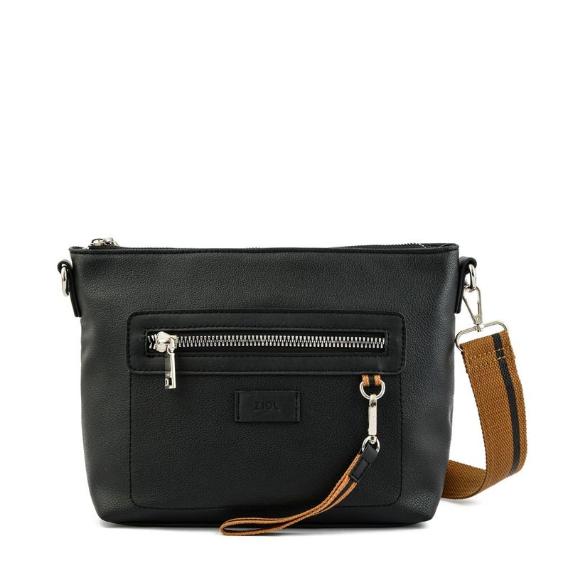 Cartera bandolera mediana tania negro-0