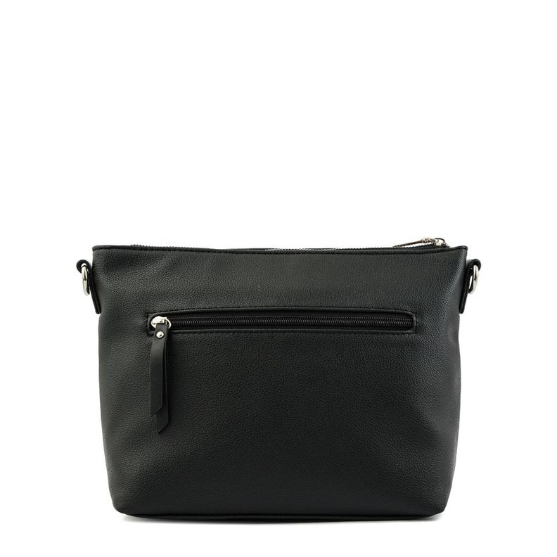 Cartera bandolera mediana tania negro-2