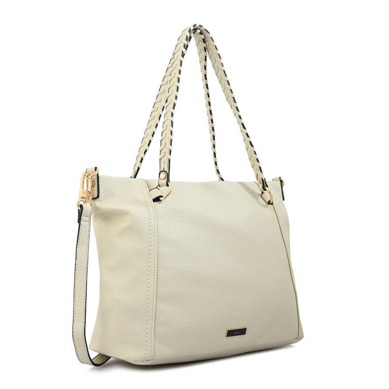 Cartera dos asas grande rosita blanco crudo-1