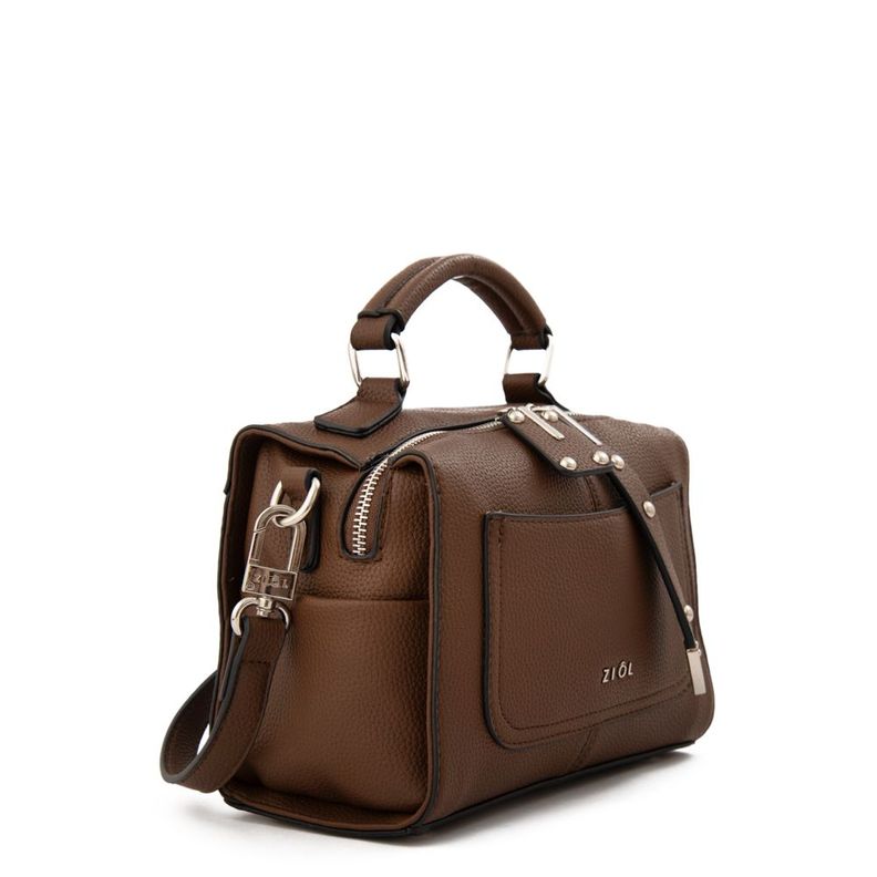 Cartera bandolera mediana hela café oscuro-1