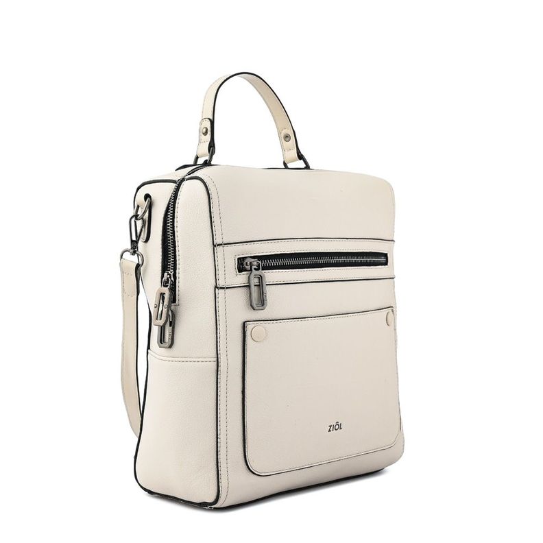 Mochila mediana mariene blanco crudo-1
