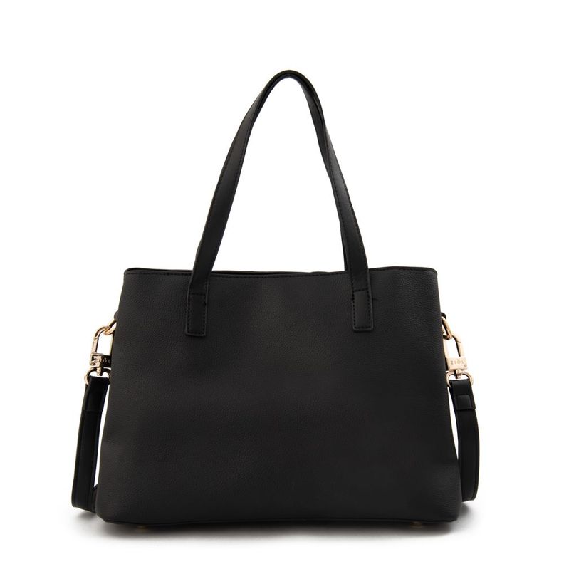Cartera dos asas tres divisiones mediana biel negro-2