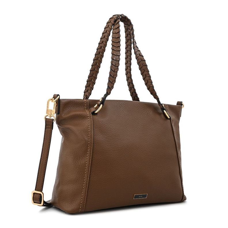 Cartera dos asas grande rosita café oscuro-1