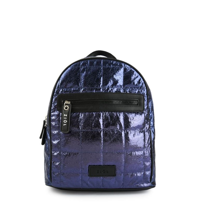 Mochila mediana vanilla azul oscuro-0
