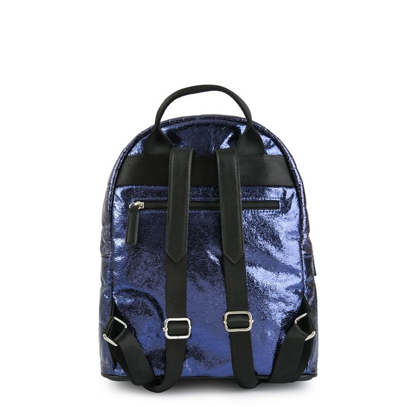 Mochila mediana vanilla azul oscuro-2