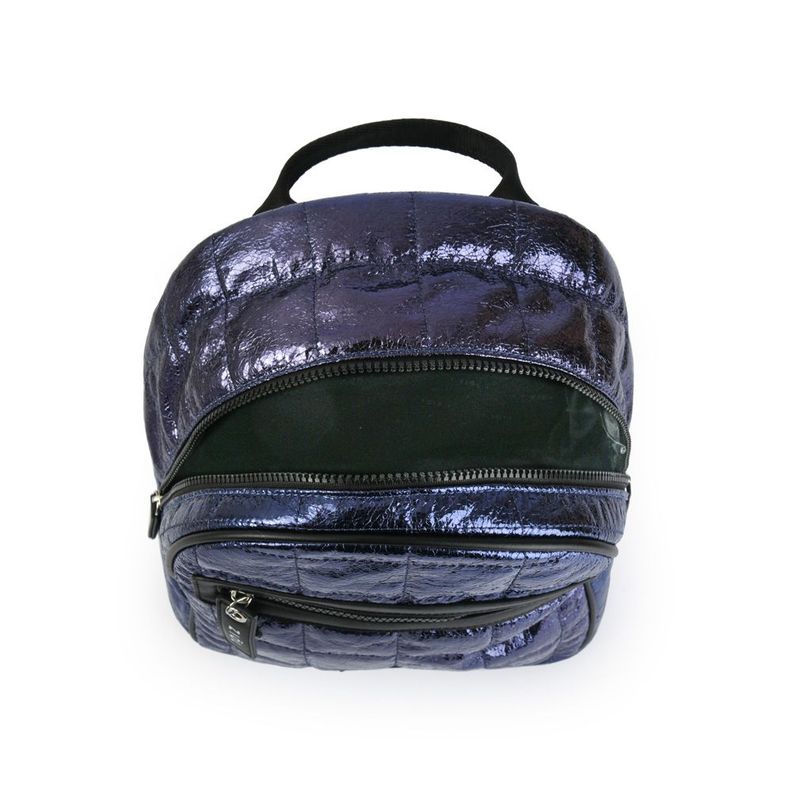 Mochila mediana vanilla azul oscuro-3