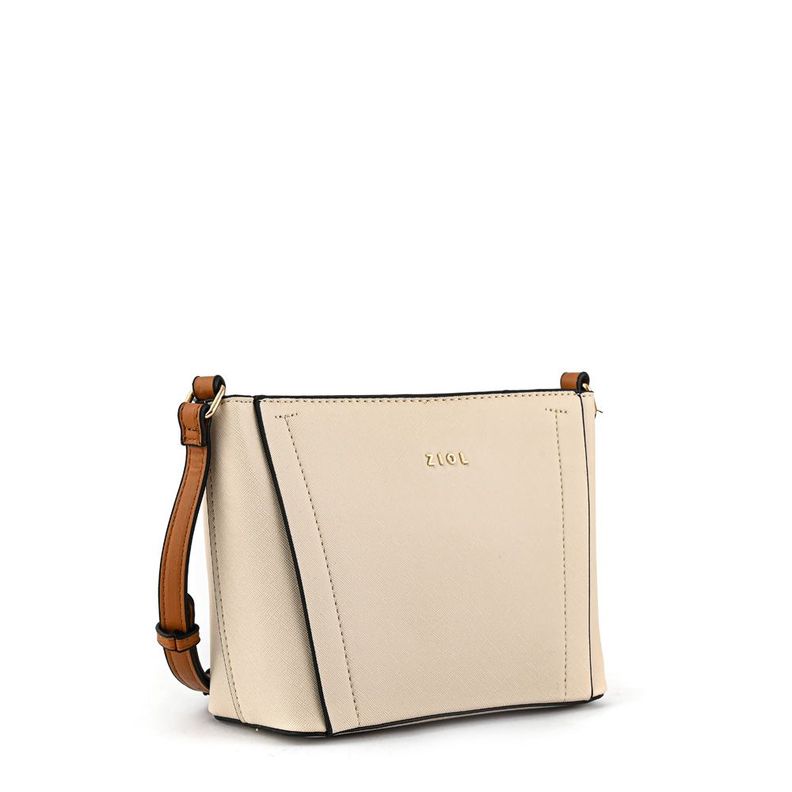 Cartera bandolera mediana uma blanco crudo-1