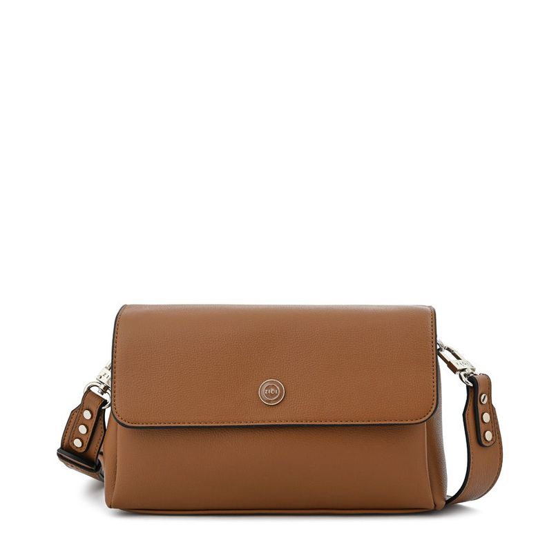 Cartera bandolera mediana jaidy café-0
