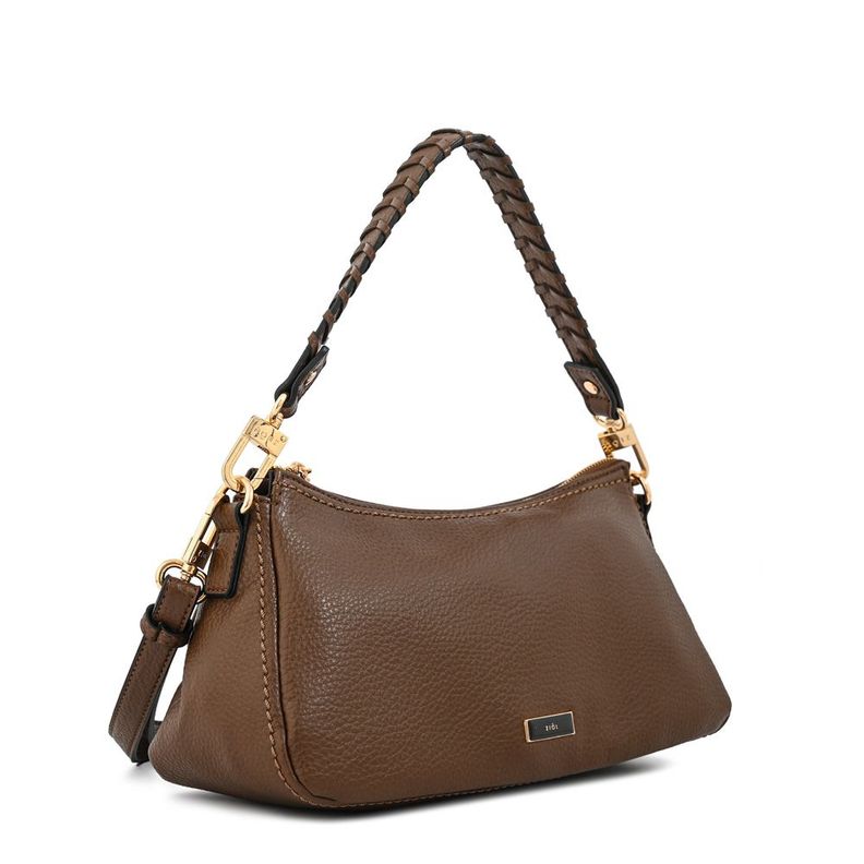 Cartera bandolera mediana rosita café oscuro-1
