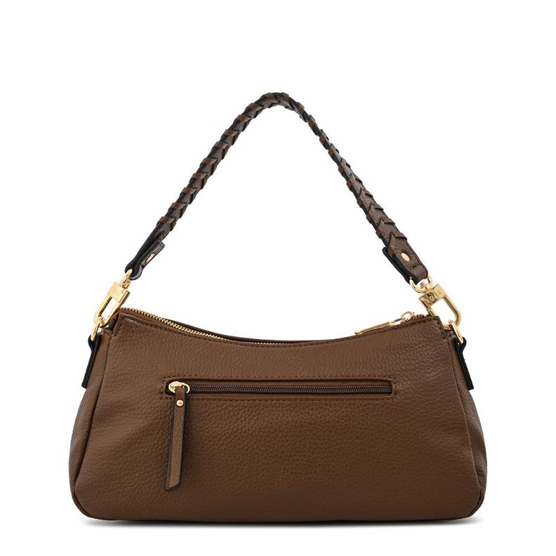 Cartera bandolera mediana rosita café oscuro-2