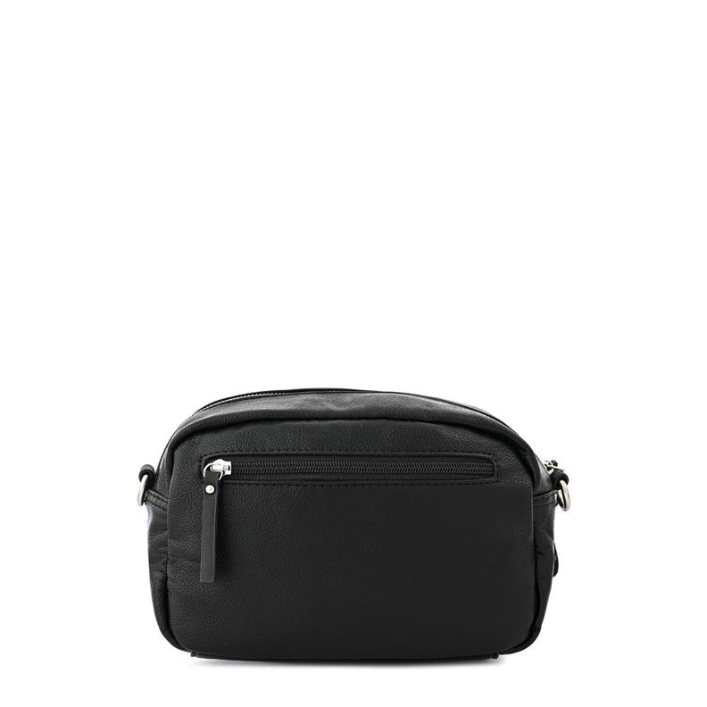 Cartera bandolera pequeña perlina negro especial-2