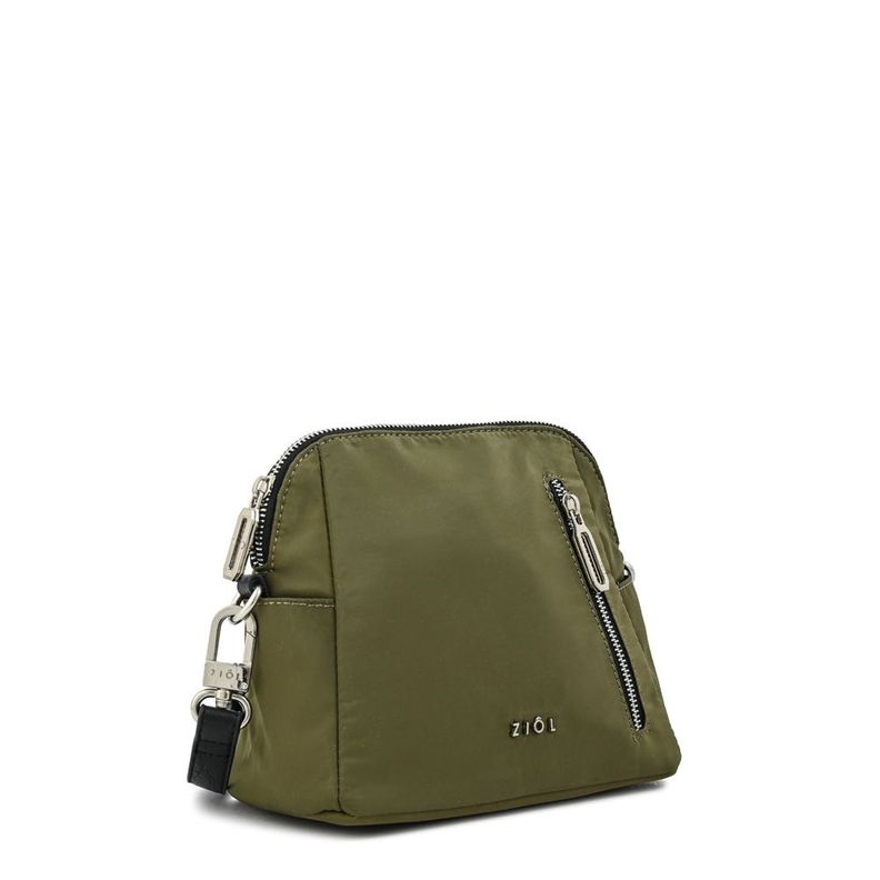 Cartera bandolera pequeña devi verde oliva-1