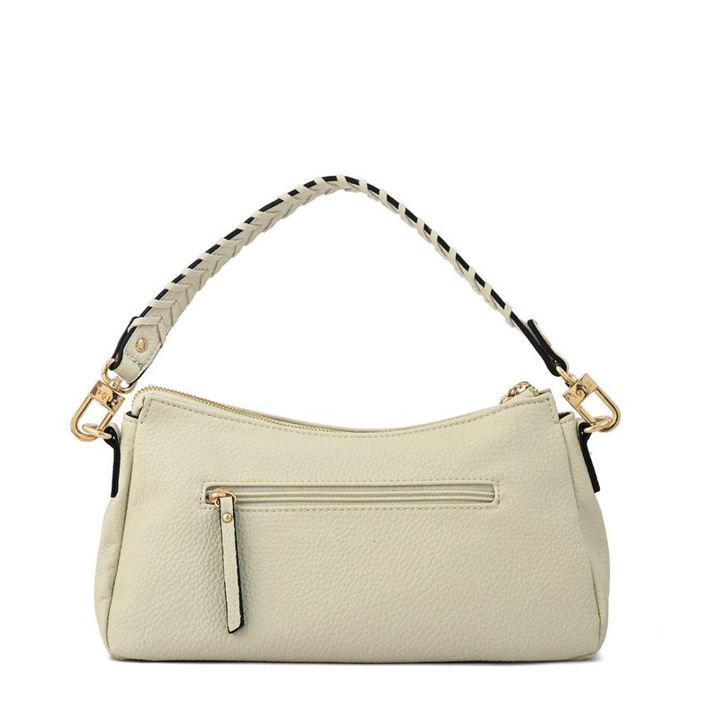 Cartera bandolera mediana rosita blanco crudo-2