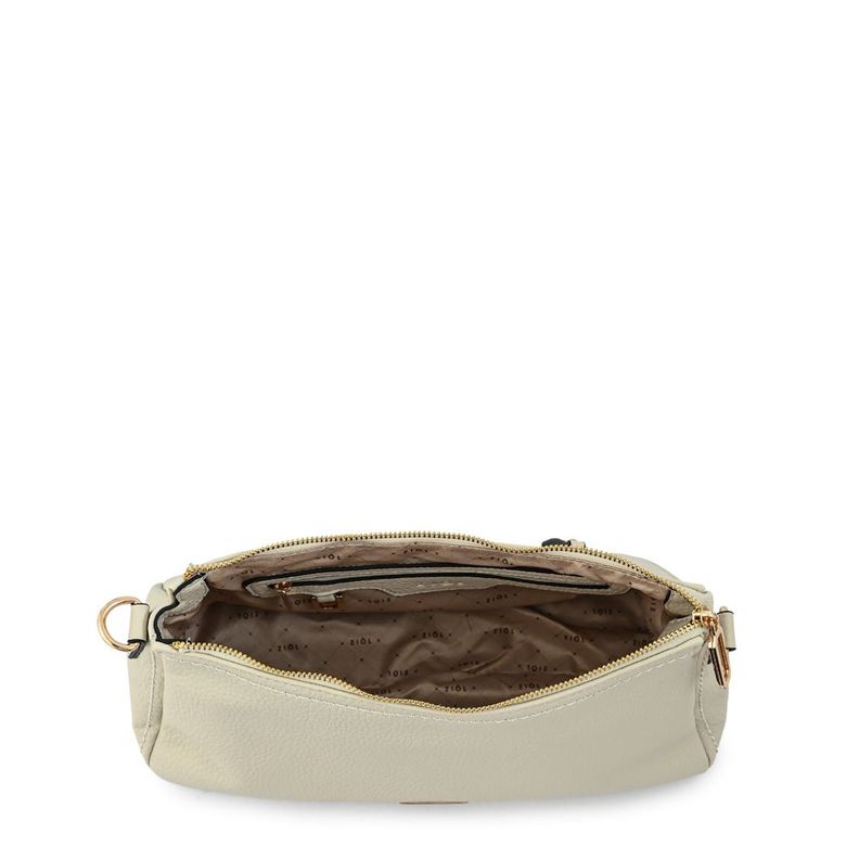 Cartera bandolera mediana rosita blanco crudo-3