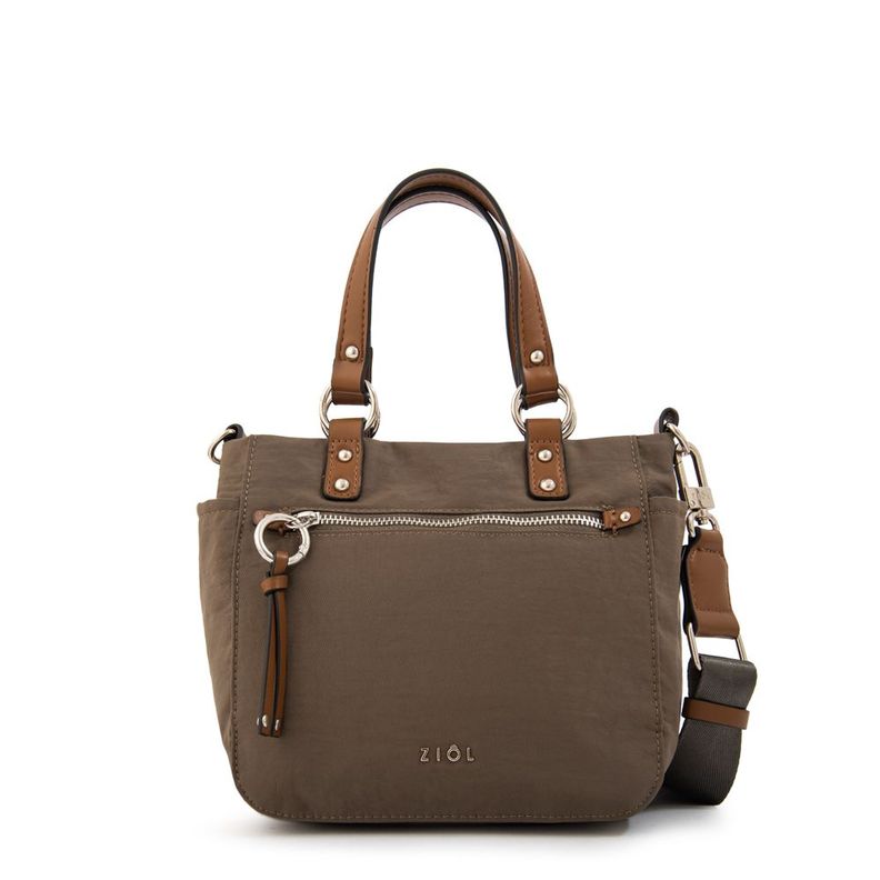 Cartera Bandolera elizabeth mediana verde oliva Ziol | Paris.cl