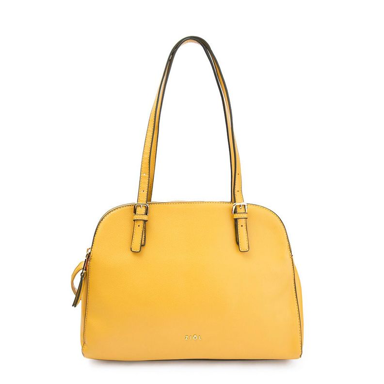 Cartera dos asas tres divisiones grande paimin amarillo-0
