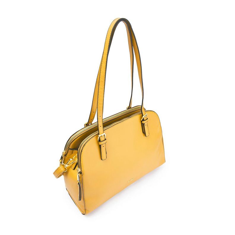 Cartera dos asas tres divisiones grande paimin amarillo-1