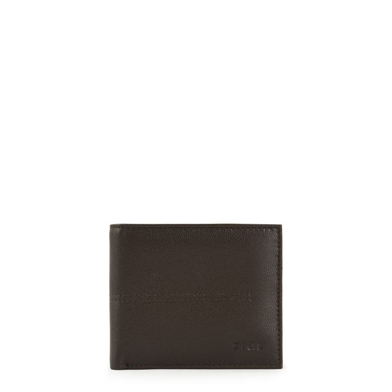 Billetera mediana romelio café oscuro-0