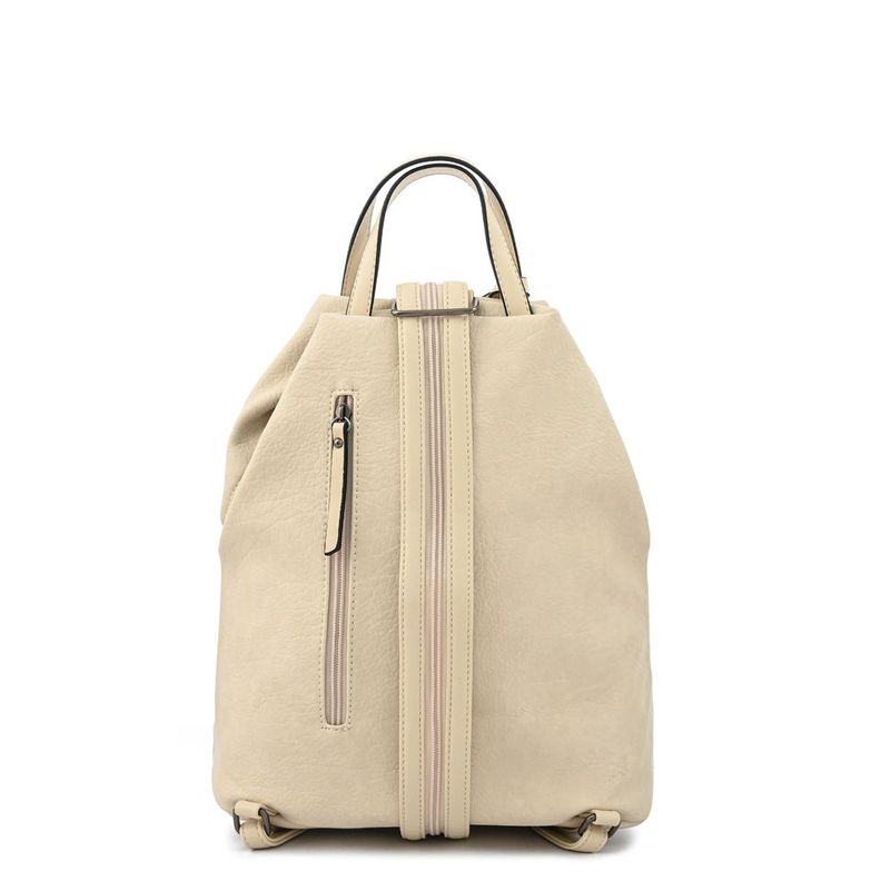 Mochila mediana triana blanco crudo-2
