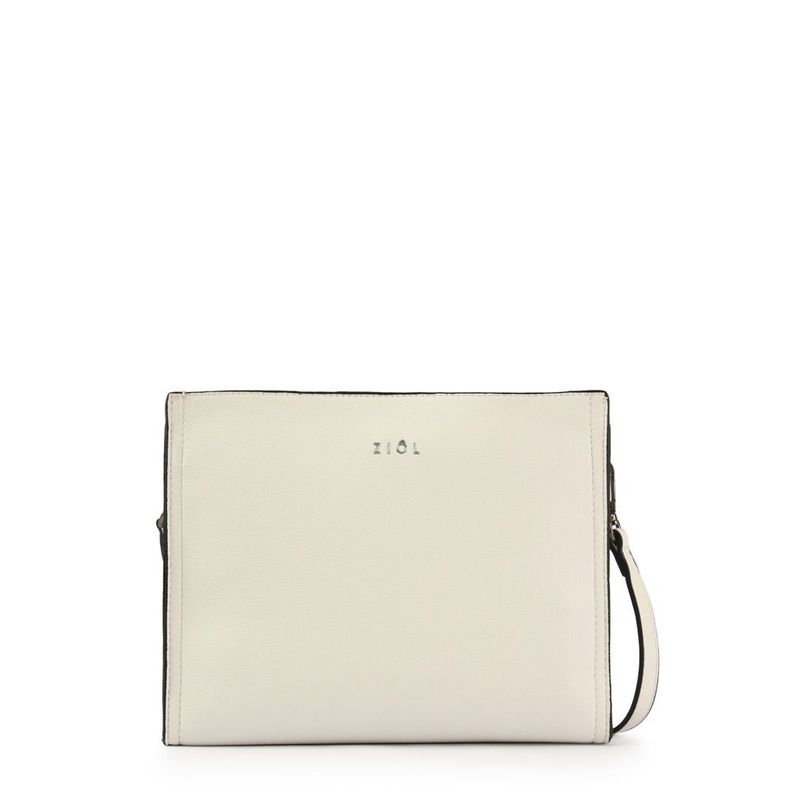 Cartera bandolera mediana eclat blanco-0