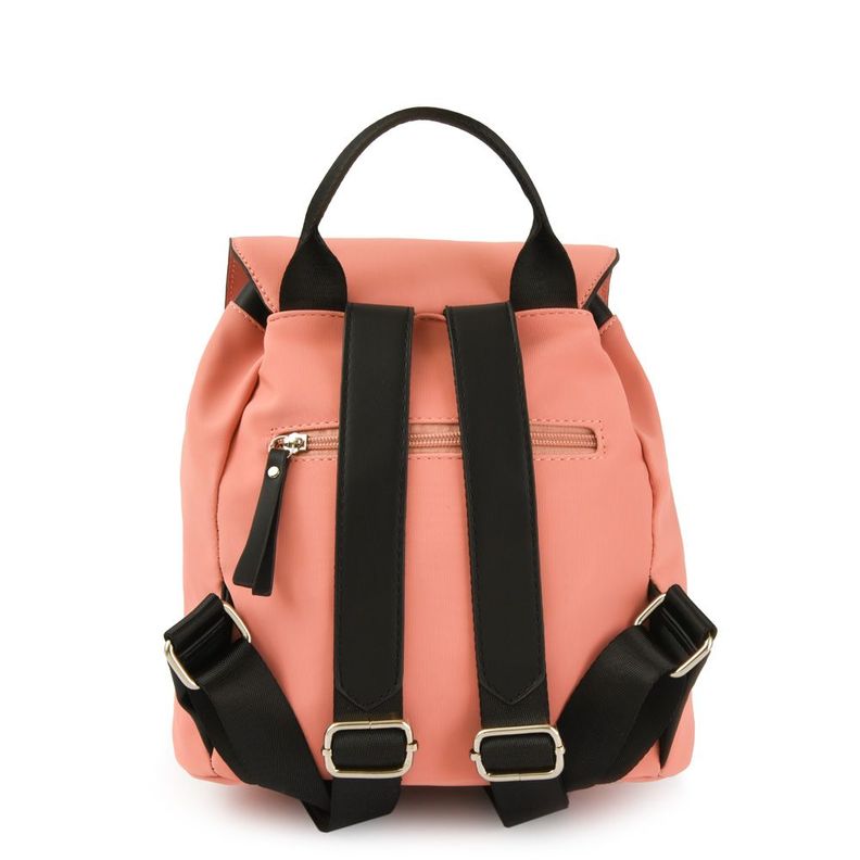 Mochila con tapa mediana lina coral-2