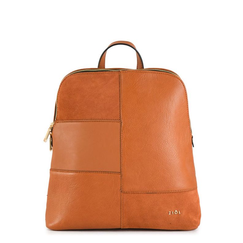 Mochila mediana ellie café-0