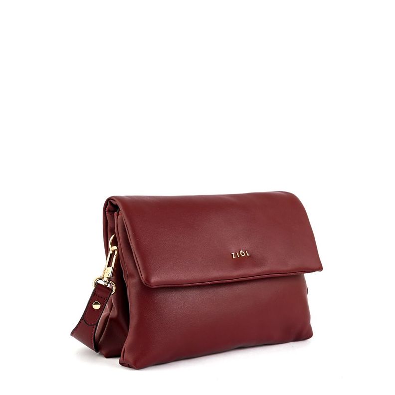 Cartera bandolera pequeña ginny burdeo-1