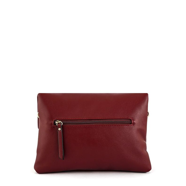 Cartera bandolera pequeña ginny burdeo-2