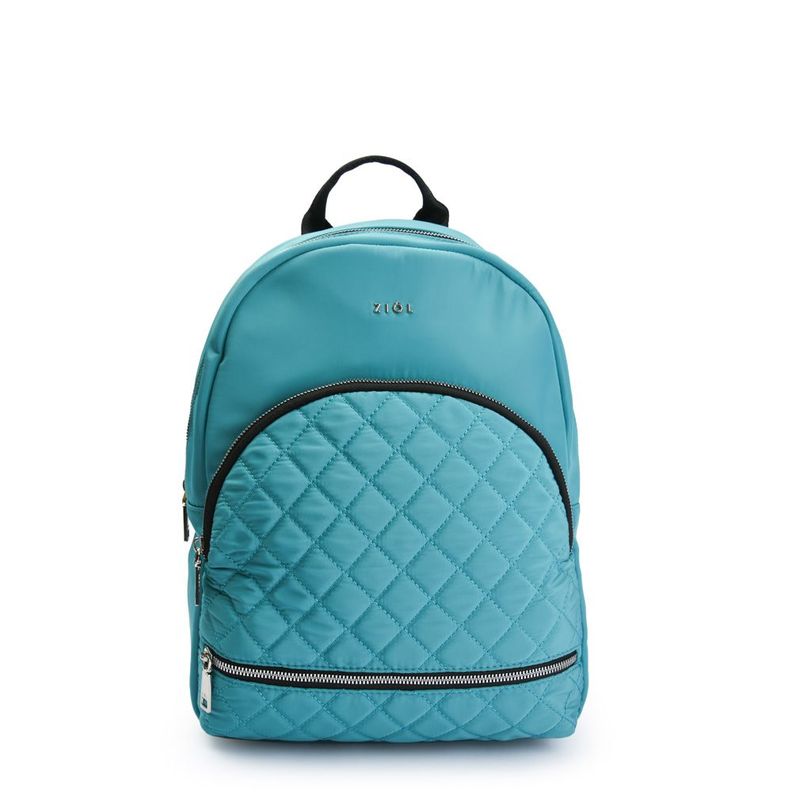 Mochila mediana cotti turquesa-0