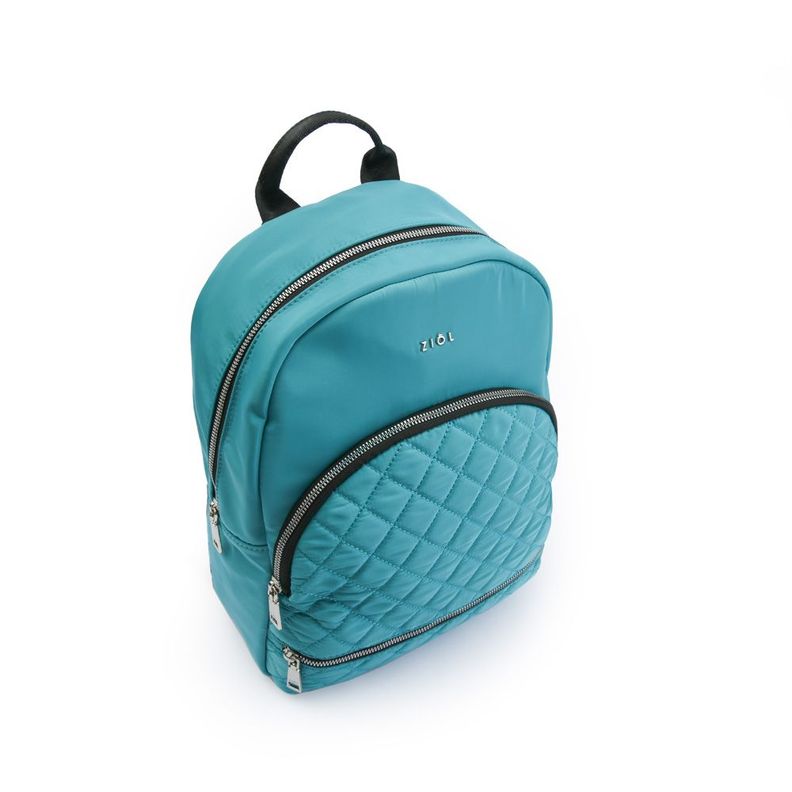 Mochila mediana cotti turquesa-2