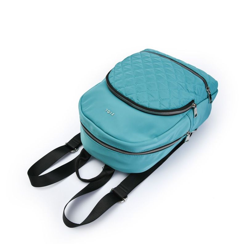 Mochila mediana cotti turquesa-3
