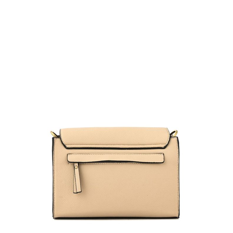 Cartera bandolera con tapa pequeña tesea blanco crudo-2