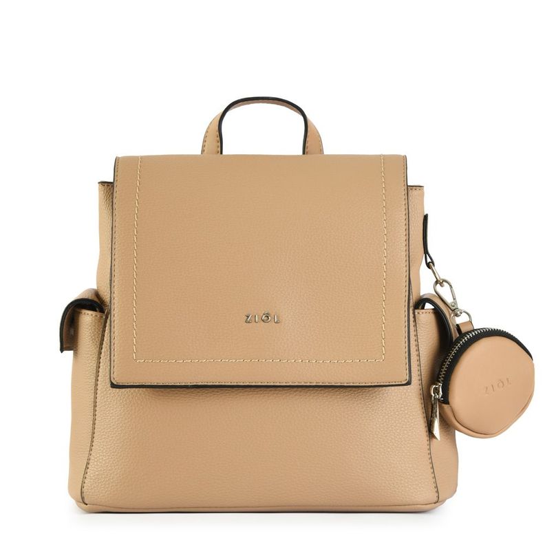 Mochila iskra mediana beige