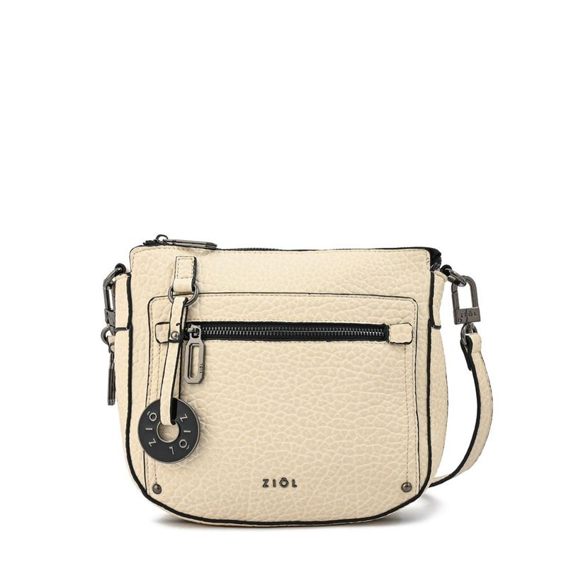 Cartera bandolera mediana dolly blanco-0