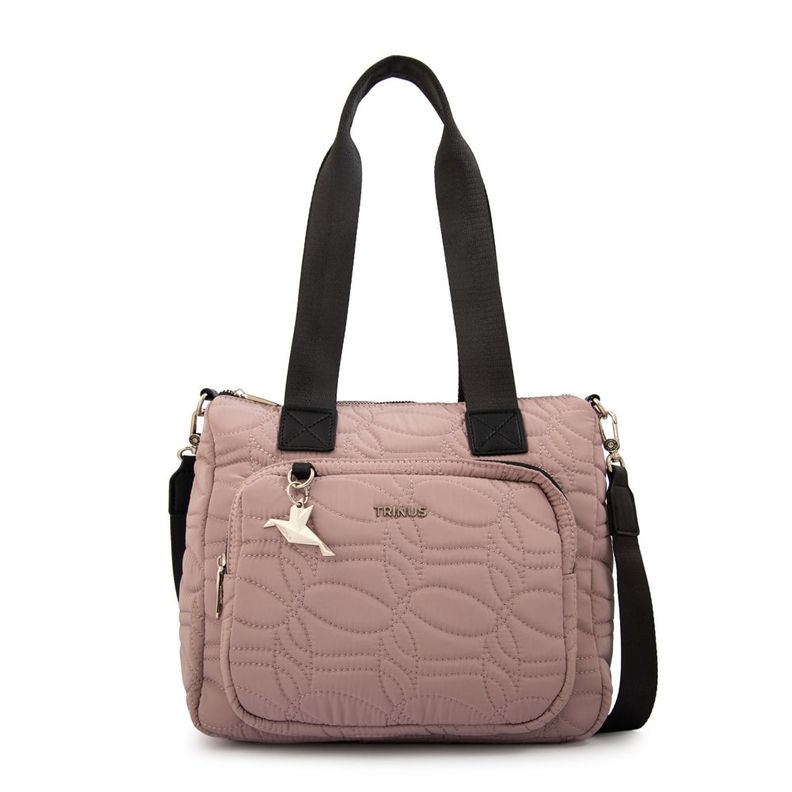 Cartera tote ivanca grande rosa viejo Palo Rosa