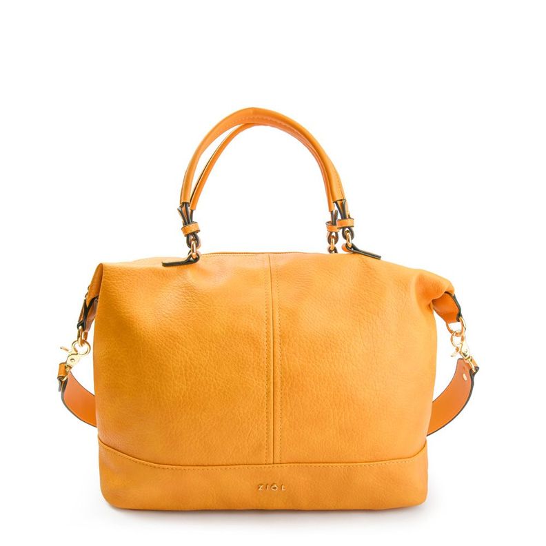 Cartera dos asas grande carlotha mostaza-0